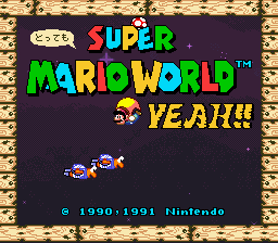 Super Mario World - YEAH! Title Screen